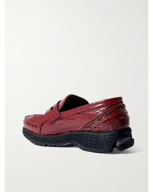 Baskets Sans Lacets En Résille, Caoutchouc Et Cuir 1906L New Balance en coloris Red