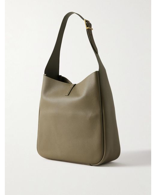 Saint Laurent Natural Le 5 À 7 Supple Große Schultertasche Aus Leder