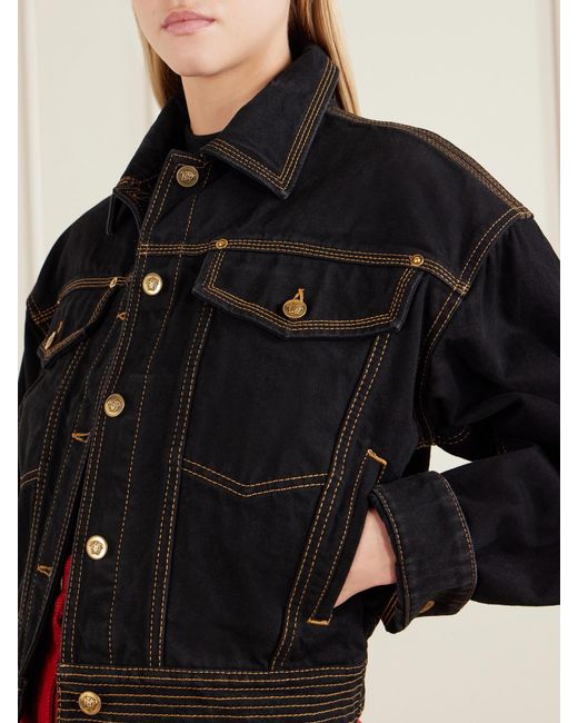 Versace Black Denim Jacket
