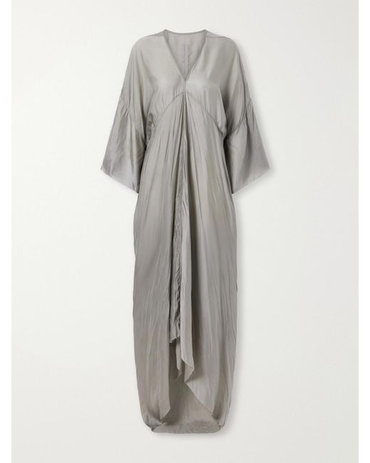 Rick Owens Gray Tommy Kite Shell Gown