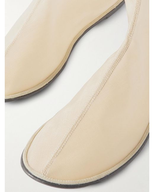 The Row Natural Mesh Sock Boots