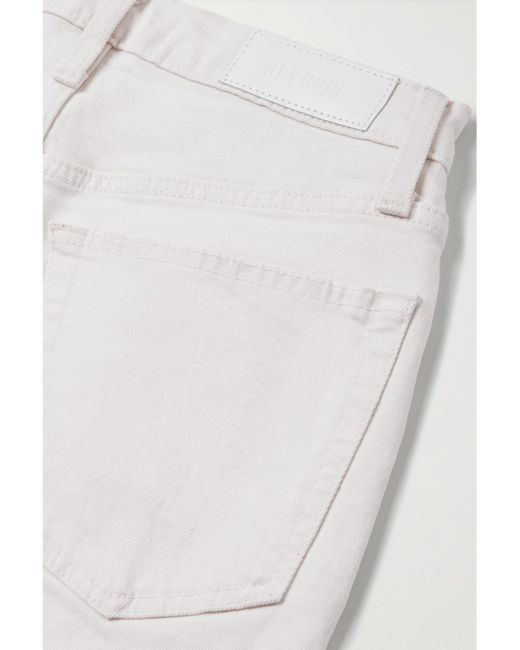 Re/done White 70S Stove Pipe Straight-Leg Jeans