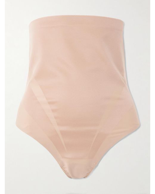 Spanx Natural Sculpt Seamless Power High-Waisted String Aus Stretch-Material