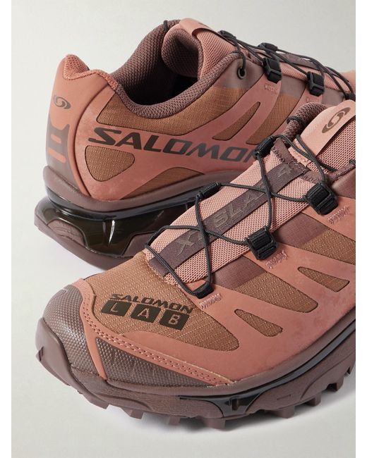 Salomon Brown Xt-4 Og Protective Sneakers Aus Ripstop Mit Gummibesätzen