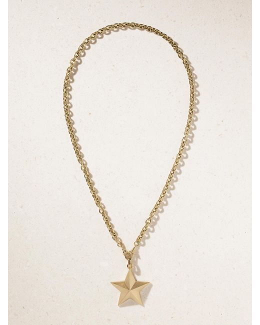 Marie Lichtenberg Natural Jumbo Star 18-Karat Necklace