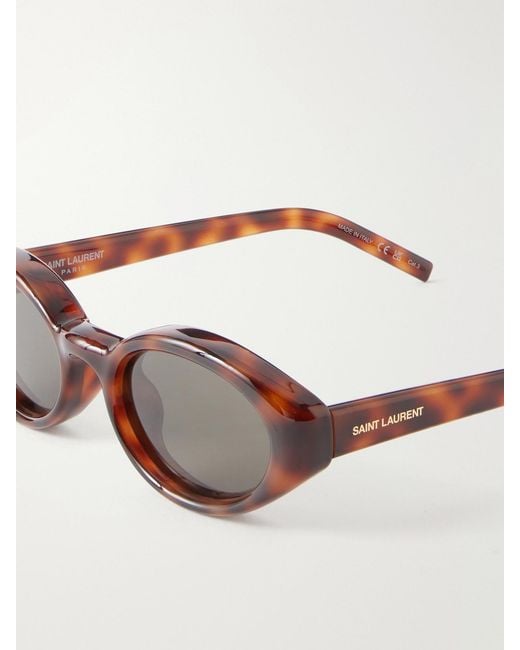 Saint Laurent Multicolor Sl 567 Plump Cat-Eye Injected Sunglasses