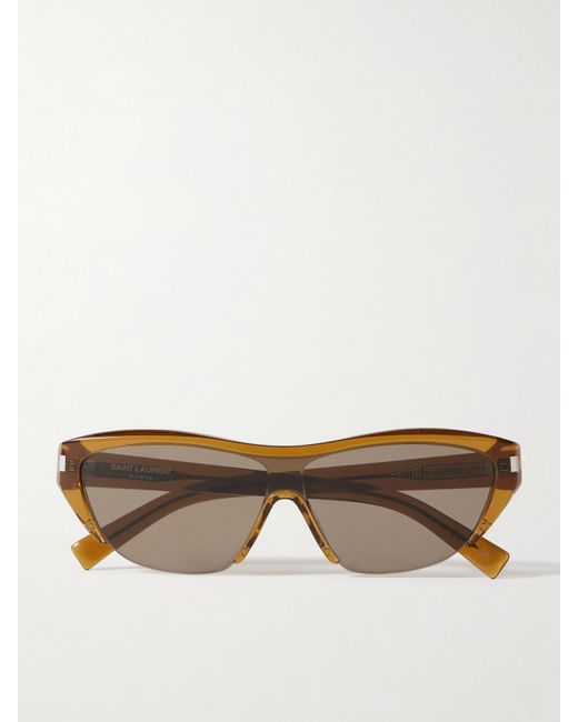 Lunettes De Soleil En D En Acétate Effet Écaille Saint Laurent en coloris Multicolor