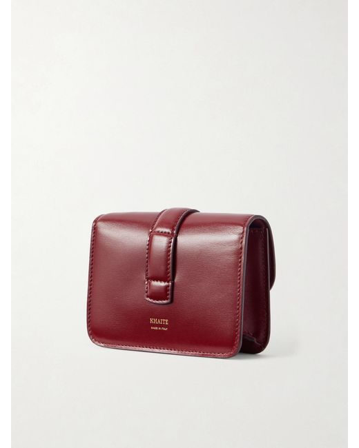 Khaite Red Blake Mini Leather Shoulder Bag