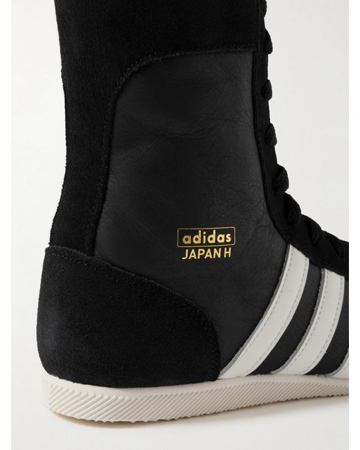 Baskets Montantes En Cuir À Finitions En Daim Japan H Adidas Originals en coloris Black