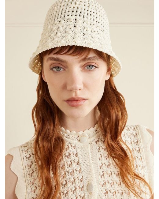 Eres Natural Carats Crocheted Hat