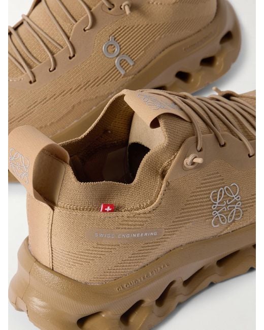 Loewe Natural On Cloudtilt Stretch Recycled-Knit Sneakers
