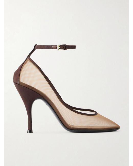 Alaïa White 100 Mesh Pumps