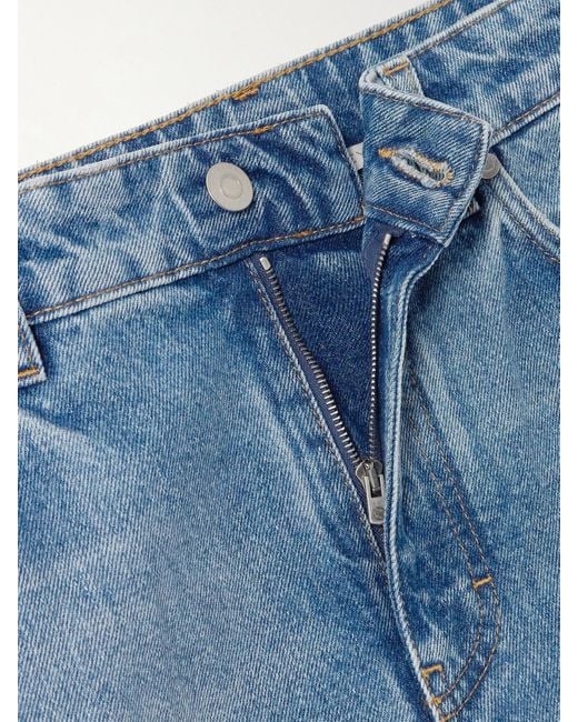 Stella McCartney Blue Straight-Leg Organic Jeans