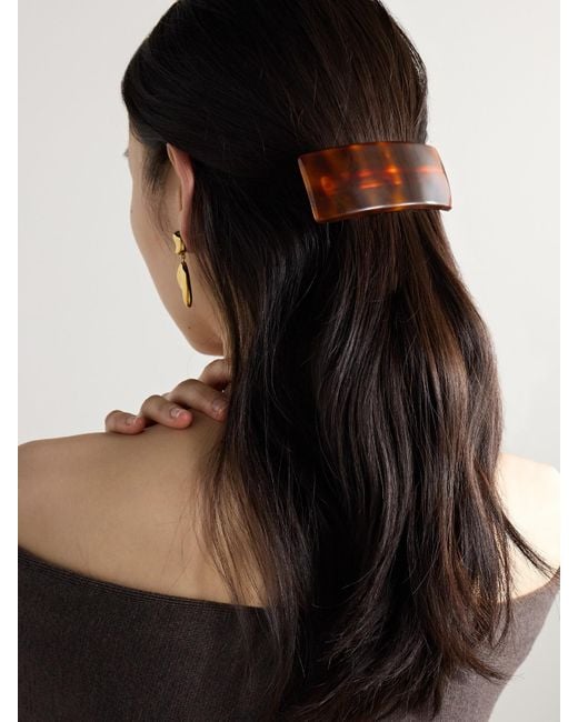 Sophie Buhai Orange Monceau Acetate Hair Clip