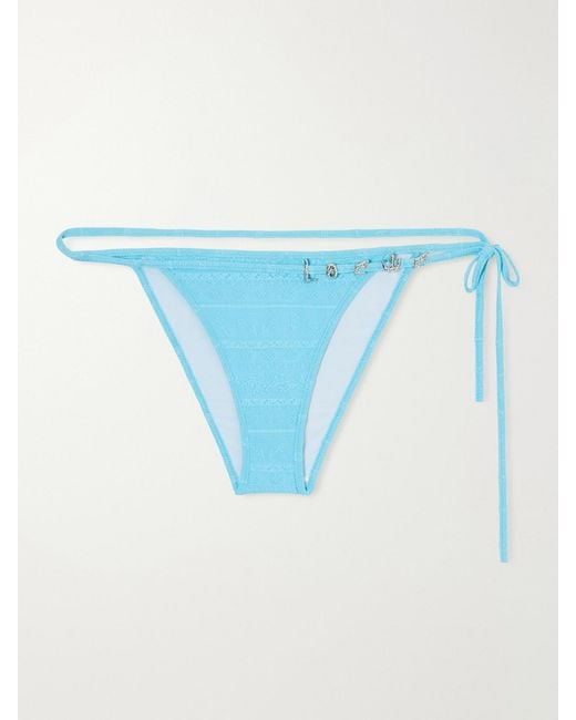 Loewe Blue Paula's Ibiza Jacquard Bikini Briefs