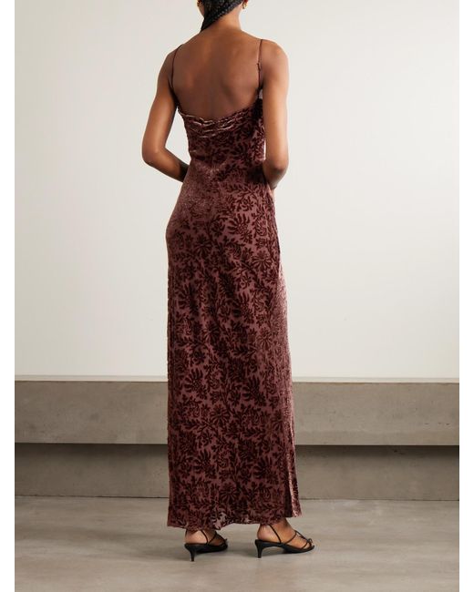 devore velvet maxi dress MISSGUIDED Devore Velvet Maxi Dress With Floral Burnout PatternMISSGUIDED