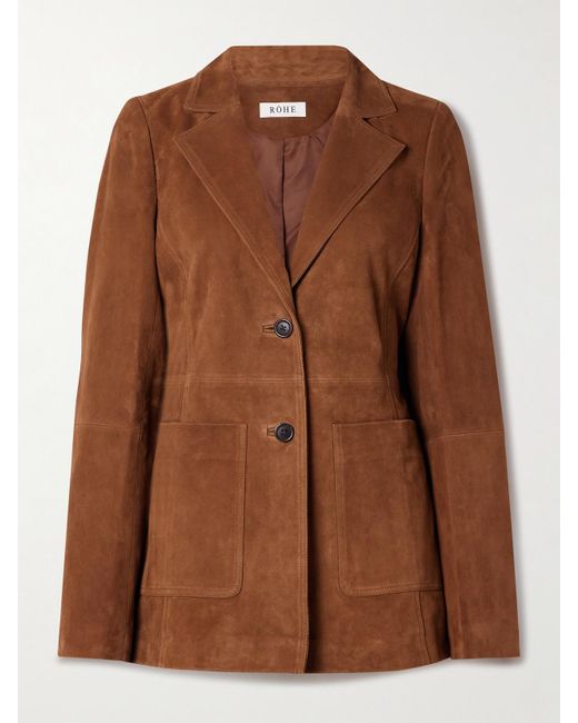 Rohe Brown Suede Blazer