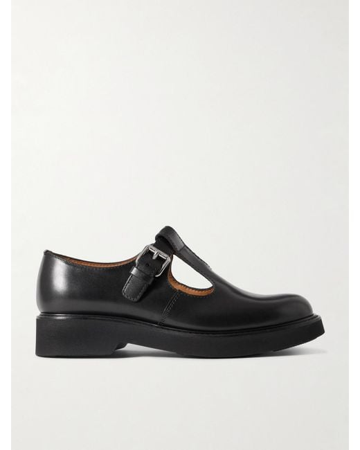 Church's Black Hythe 2 Leather Mary Jane Loafers
