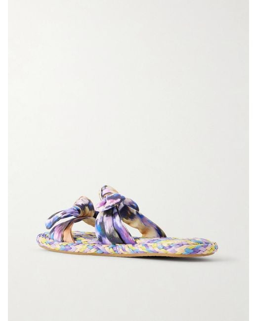 Zimmermann Multicolor Carousel Woven Slides