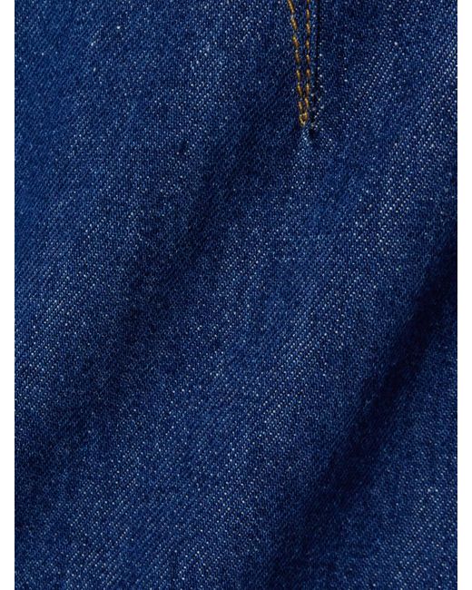 Gucci Blue Midi-Jeansrock
