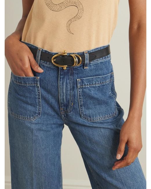 Chloé Black Bracelet Leather Belt