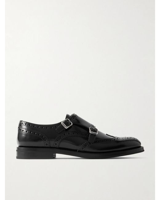 Church's Black Lana R Leather Brogues