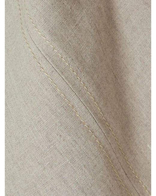 Max Mara Natural Colimbo Oberteil Aus Leinen