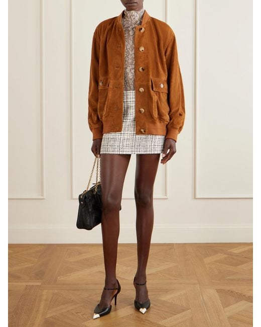 Valentino Garavani Brown Suede Jacket