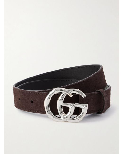 Gucci Brown Suede Belt