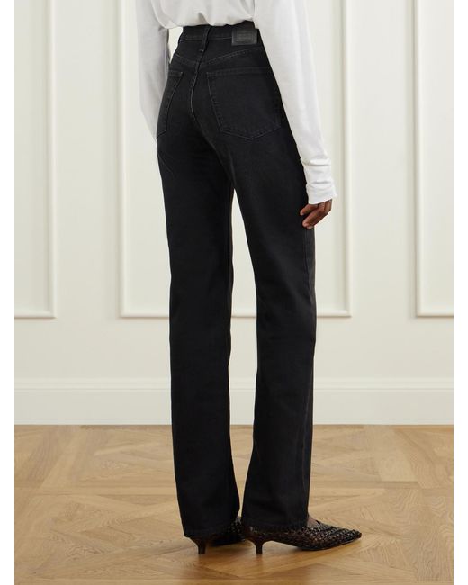 Totême Blue Classic Cut High-Rise Slim-Leg Jeans