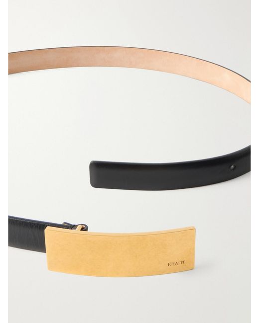 Khaite Black Berlin Leather Belt