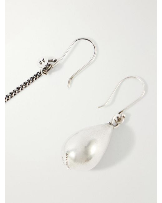 Ann Demeulemeester Natural Judith Chain-Embellished Drop Earrings