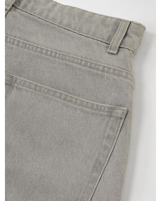 Rohe Gray High-Rise Wide-Leg Jeans