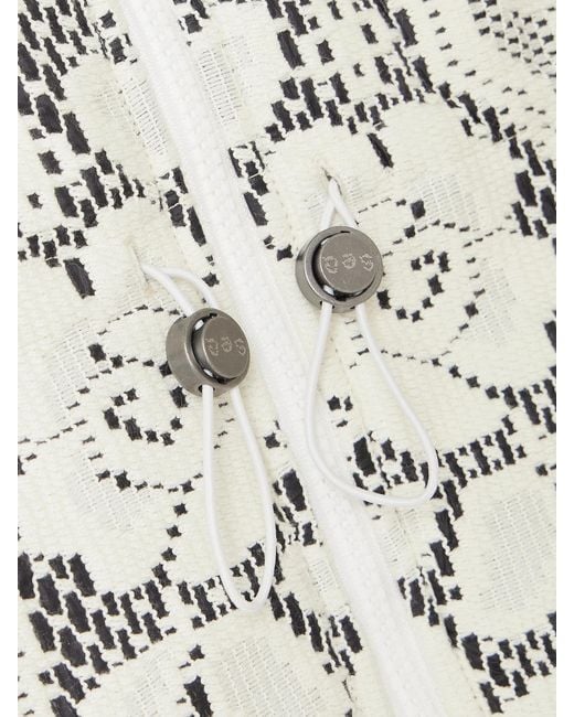 Sea White Arianna Padded Lace Jacket