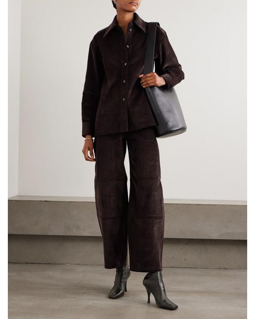 Co. Black Tton-Rduroy Shirt
