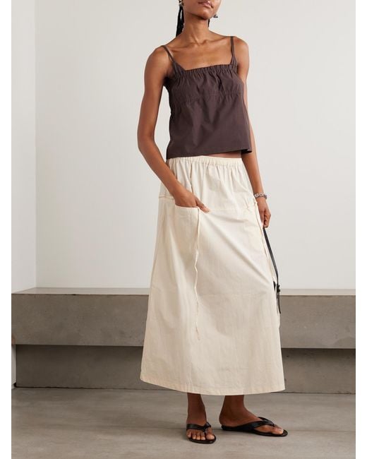 Deiji Studios Natural Loop Organic Cotton Midi Skirt