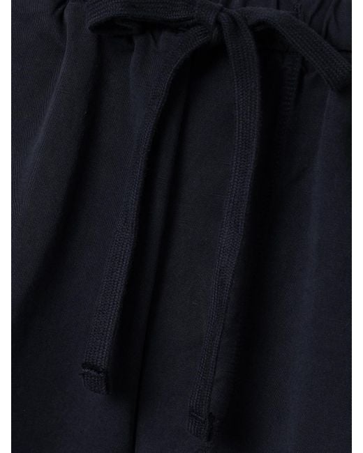 Citizens of Humanity Blue Aurora Cotton And Linen-Blend Wide-Leg Pants