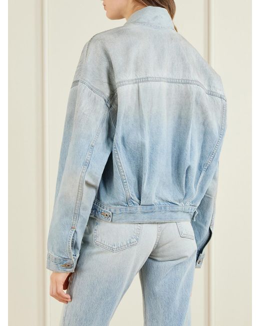 SLVRLAKE Denim Blue Boston Denim Jacket