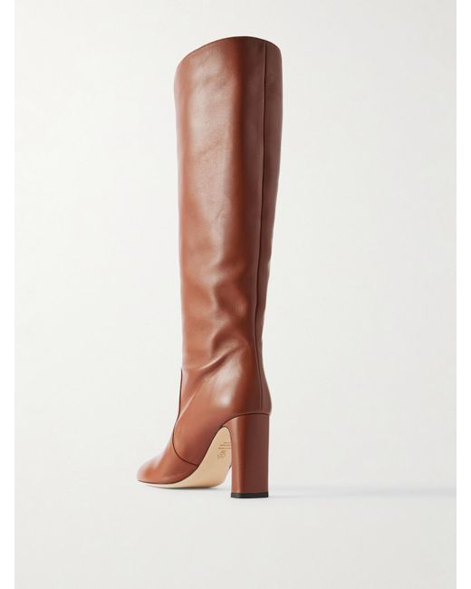 Bottes En Cuir Babette Tubo Stuart Weitzman en coloris Brown