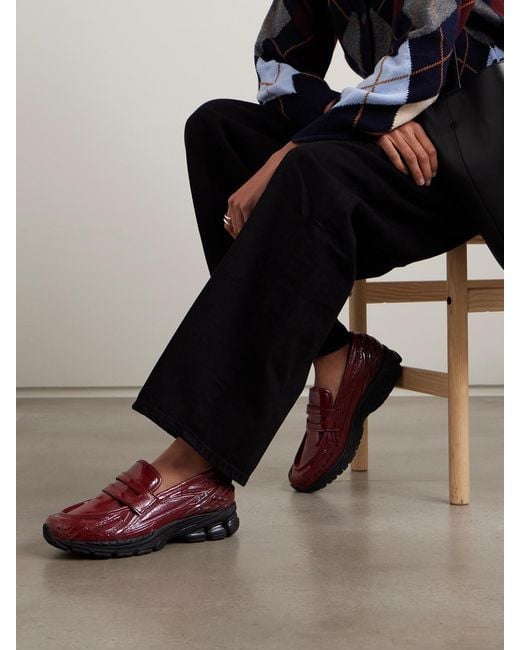 Baskets Sans Lacets En Résille, Caoutchouc Et Cuir 1906L New Balance en coloris Red