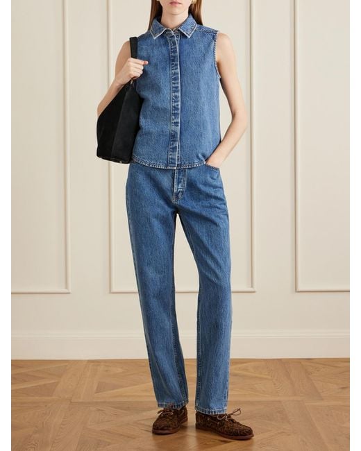 Still Here Blue Emma Denim Shirt