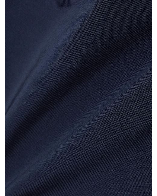 Esse Studios Blue Illi Strapless Knitted Top
