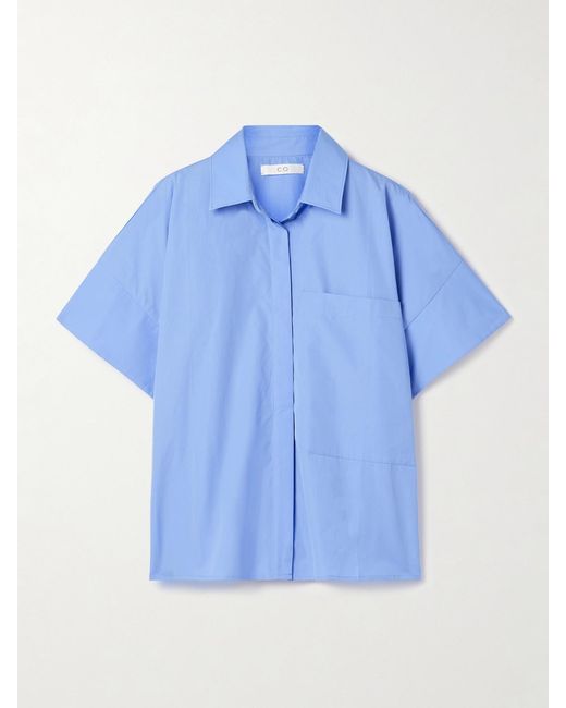 Co. Blue Tton-Poplin Shirt