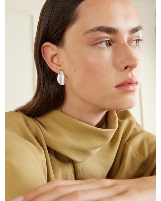 BY PARIAH Natural Sculptural Recycled Sterling Earrings
