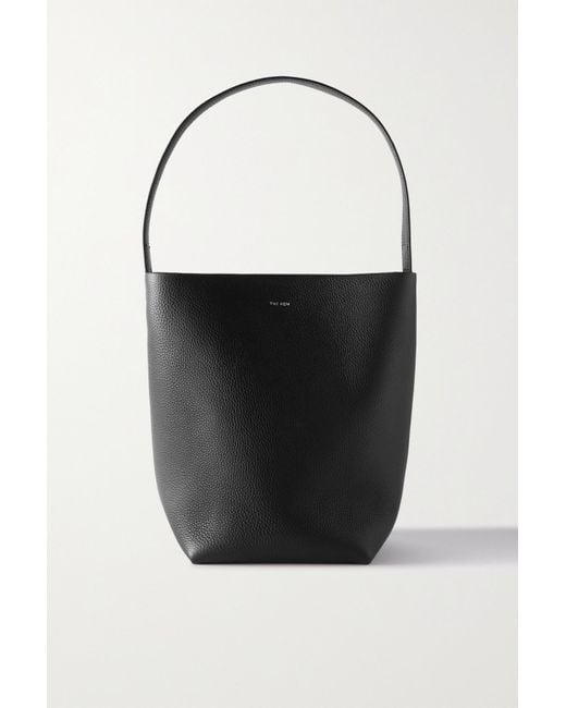 Large N/S Park Tote Bag Black in Leather – The Row