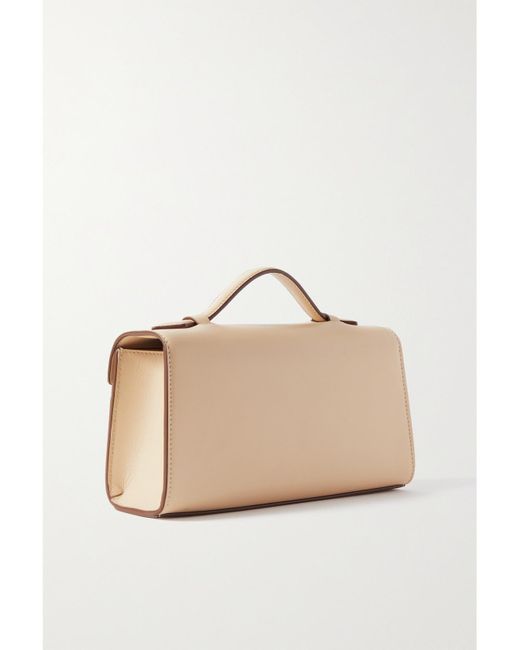 SAVETTE Natural Symmetry Pochette Leather Tote