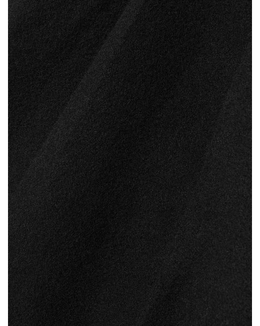 Frankie Shop Black Layton Hose Mit Weitem Bein Aus Wolle Mit Falten