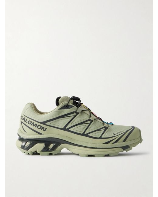 Salomon Green Xt-6 Sneakers Aus Gore-Tex-Mesh Mit Tpu-Besätzen