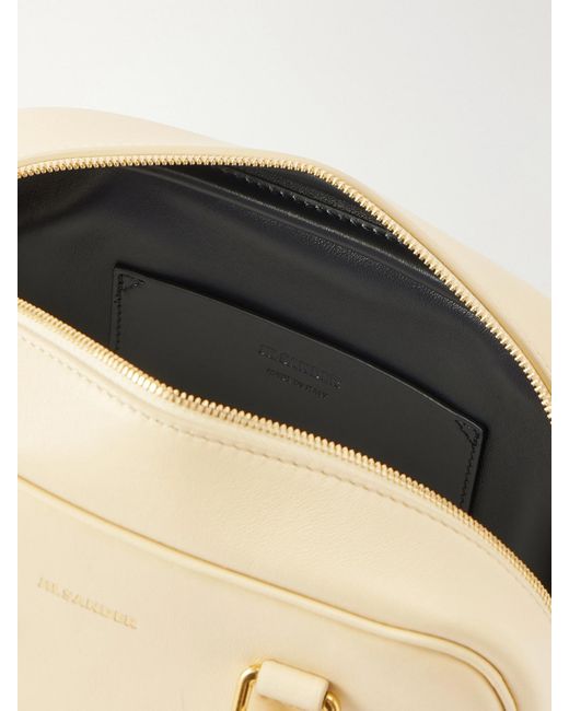 Jil Sander Natural Vision Mini Leather Tote