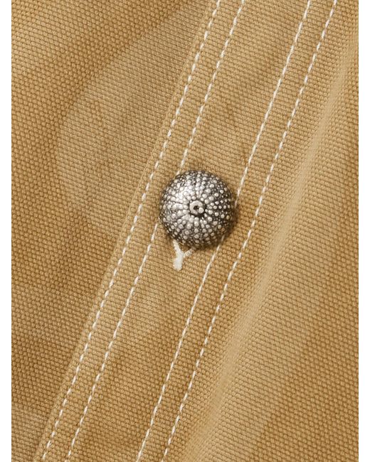 Emilio Pucci Natural Printed Cotton-Canvas Jacket